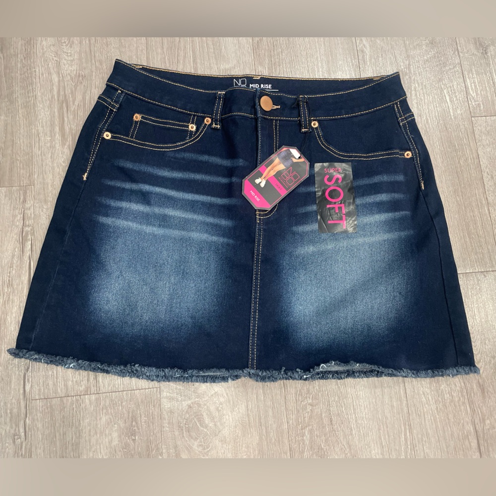 NOBO Dark Blue Denim Skirt